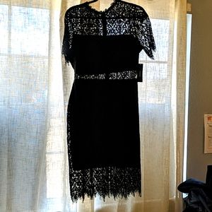 Black lace dress